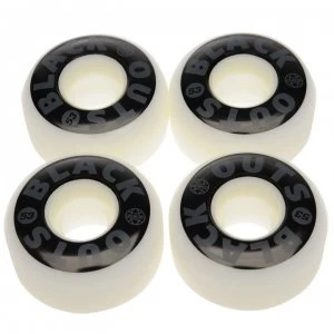 Image of Zukie Replacement Skateboard Wheels - Black/White 53m