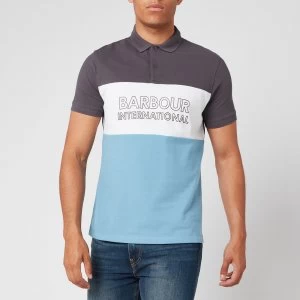 Image of Barbour International Mens Bold Polo Shirt - Dusk Grey - S