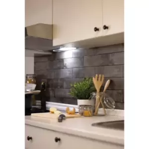 Image of D-C-Fix 3D Wallpaper for Splashbacks Slate Bricks Asmant Grey