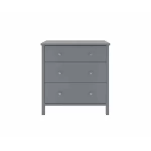 Image of Steens Tromso 3 Drawer Chest of Drawers, Grey