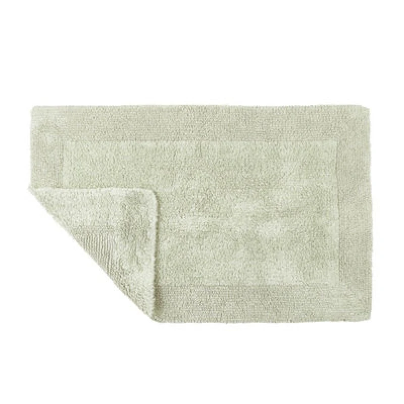 Image of Allure Bath Fashions Elegance Reversible Heavyweight Bath Mat - Sage Green