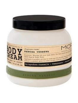 Image of Mor MOR Correspondence Body Cream 350ml Sencha Verbena, Multi, Women