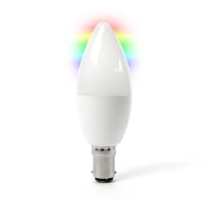 Image of Smart dimmable colour WiFi Bulb B15 bayonet - Alexa & Google Home