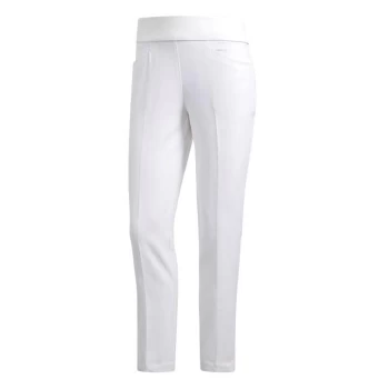 Image of adidas Pull On Ankle Golf Trousers Womens - White