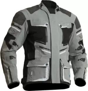 Image of Lindstrands Sunne Waterproof Motorcycle Textile Jacket, black-grey, Size 60, black-grey, Size 60