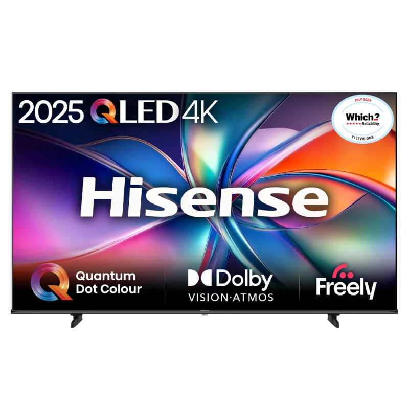 Image of Hisense 55E7QTUK PRO 2025 55" QLED 4K Smart TV - BLACK 55E7QTUK PRO
