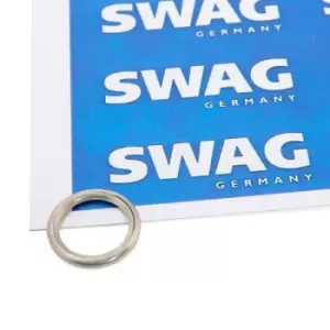 Image of SWAG Oil Drain Plug Gasket Aluminium 30 93 9733 Oil Drain Plug Seal,Drain Plug Gasket VW,AUDI,SKODA,Passat Variant (3C5),GOLF VI (5K1)