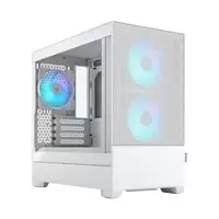 Image of Fractal Design Pop Mini Air RGB Clear Tempered Glass Mini Tower Case - White