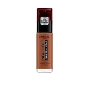 Image of LOreal Paris Infallible 24hr Foundation Dark Amber 375