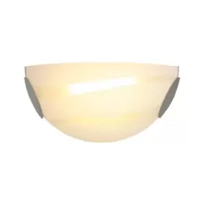 Image of Wall Lamp, 1 x 12W LED, 3000K, 780lm, Polished Chrome, White - Luminosa Lighting