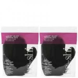Image of He-Shi Preparation and Aftercare Luxury Velvet Tanning Mitt x 2