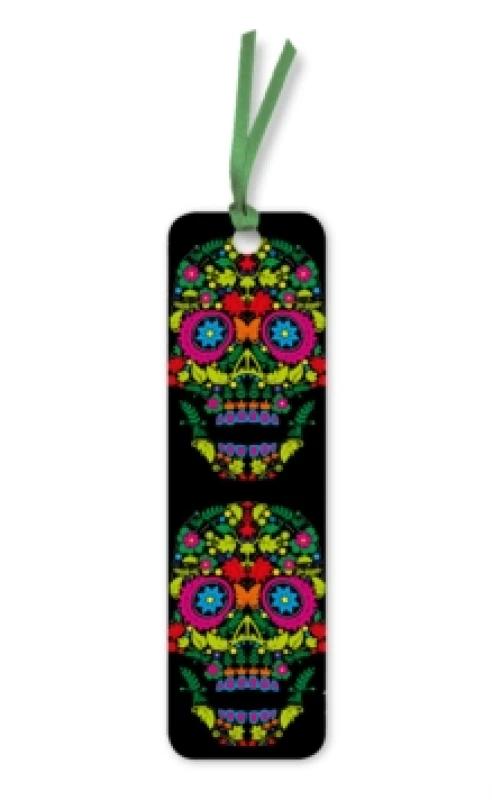 Image of Colour Skull Bookmarks (pack of 10) Bookmark