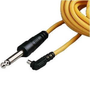 Image of Hama Studio Flash cable PC Plug / 6.3mm Plug, 5m, yellow