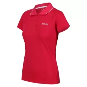 Image of Regatta Womens Maverick V Polo T-Shirt - Pink Potion
