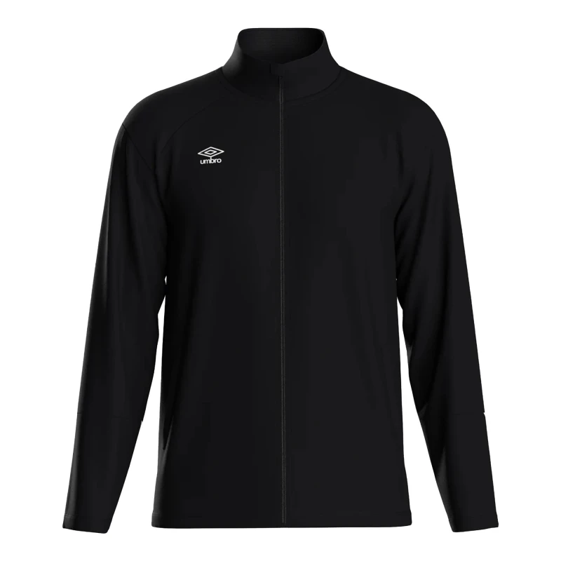 Image of Umbro Umbro Men Total Training Knitted Track Jacket in Black Size: Small Black S Male 5063425506880