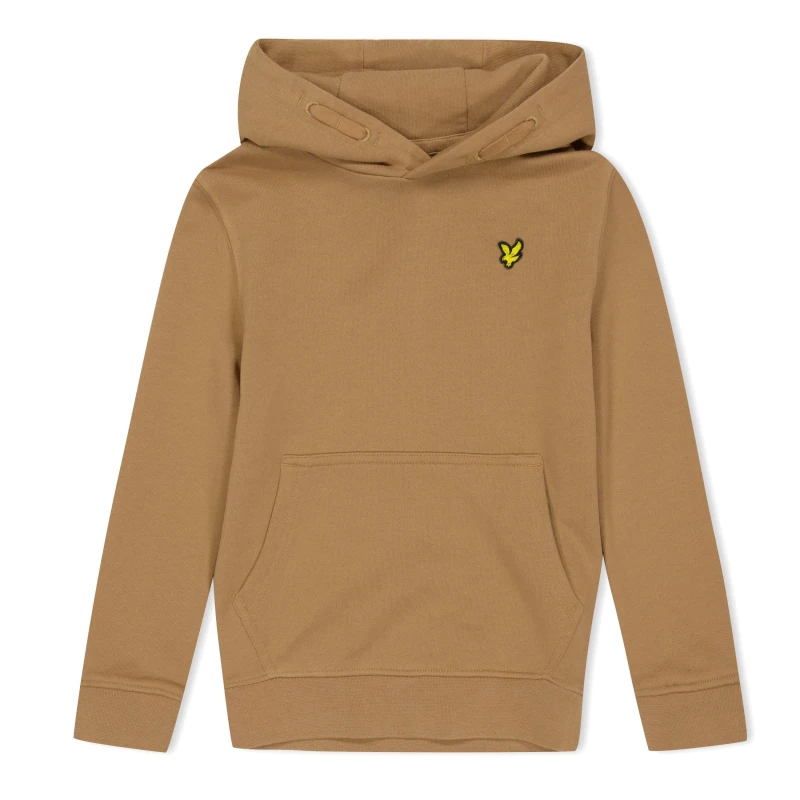 Image of Lyle and Scott Kids Pull Over Hoodie Tigers Eye male 3-4 Yrs