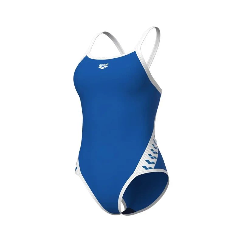 Image of Womens 1 Piece swimsuit Arena Icons Super Fly Back Solid Bleu Female 40