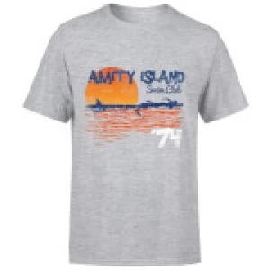 Image of Jaws Amity Swim Club T-Shirt - Grey - M