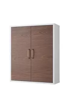 Image of Tyler Wooden Bathroom Wall Medicine Cabinet White/Brown