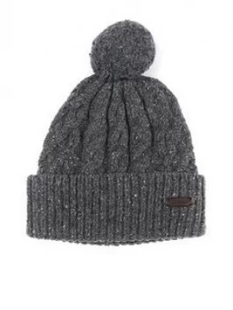 Image of Barbour Seaton Beanie With Pom - Grey