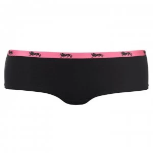 Image of Lonsdale Single Short Ladies - Black/Fluo Pink