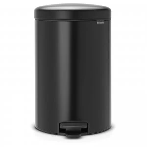 Image of Brabantia New Icon 20 Litre Pedal Bin - Matt Black