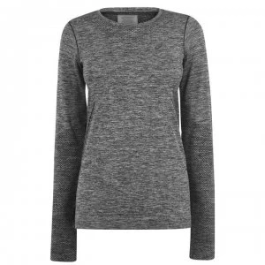Image of Asics Race Seamless Long Sleeve T Shirt Ladies - Black