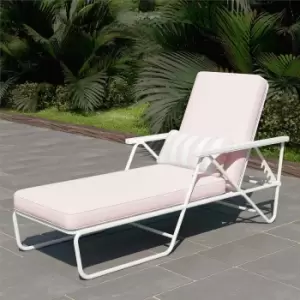 Image of Connie Multi Position Lounger with Rain Cover, Light Pink