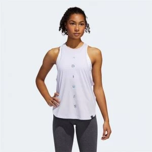 Image of adidas Womens Universe Graphic Tank Top - Purple Tint