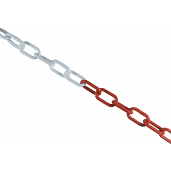 Image of 10MM X 25M Red & White Chain Pack - Matlock