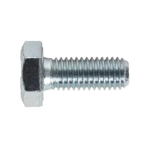 Image of Genuine SEALEY SS1025 HT Setscrew M10 x 25mm 8.8 Zinc DIN 933 Pack of 25