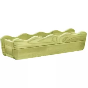 Image of Garden Raised Bed 80x18x18cm Impregnated Pinewood Vidaxl Brown