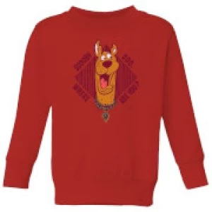 Image of Scooby Doo Where Are You? Kids Sweatshirt - Red - 3-4 Years