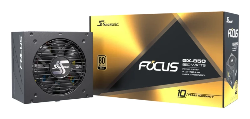 Image of Seasonic Focus GX-850 ATX 3.1 850W 80 Gold Modular Power Supply