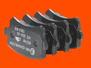 Image of ATE Brake pad set 13.0460-2749.2 Brake pads,Brake pad set, disc brake VW,AUDI,SKODA,Golf V Schragheck (1K1),TOURAN (1T1, 1T2),Passat Variant (3C5)