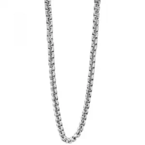 Image of Mens Fred Bennett Stainless Steel 60cm Belcher Necklace