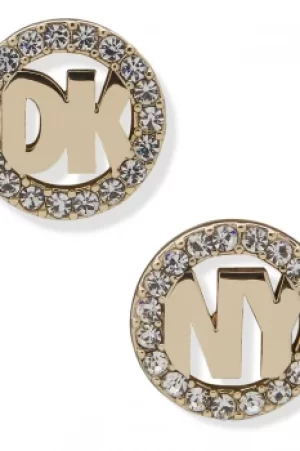 Image of DKNY Logo Earrings 60566210-887