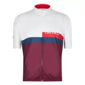 Image of Castelli A Blocco SS Jersey - White