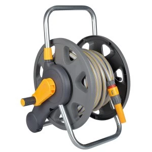 Image of Hozelock Assembled 2-in-1 45m Hose Reel with 25m Hose