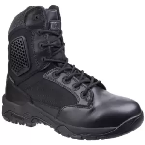 Image of Strike Force 8.0 WP Side-zip Mens Occupational Footwear Black Size 4
