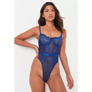 Image of Missguided BODYSUIT - Blue