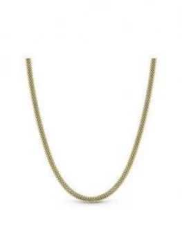 Image of Simply Silver Sterling Silver 925 Yellow Gold Oval Allway