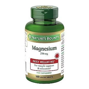 Image of Natureamp39s Bounty Magnesium 250 mg 100 Coated Tablets