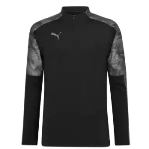 Image of Puma Quarter Zip Training Top - Black