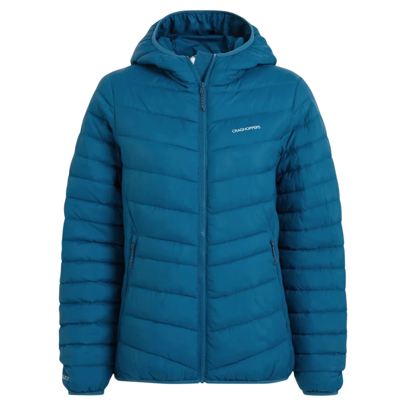 Image of Craghoppers Complite IX Hooded Jacket Aqua Sky female 8