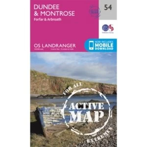 Image of Dundee & Montrose, Forfar & Arbroath by Ordnance Survey (Sheet map, folded, 2016)