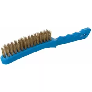 Image of Silverline - Brassed Wire Brush Plastic - 4 Row