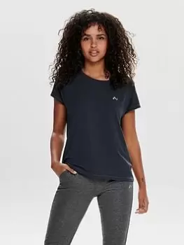 Image of Only Play Onpaubree Loose Train T-Shirt - Black, Size S, Women