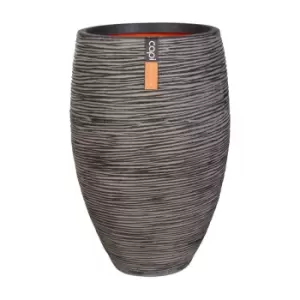Image of Capi Europe Vase elegant deluxe Rib NL 38x58 anthracite