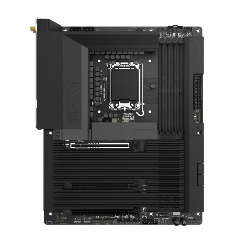 Image of NZXT N7 Z890 Matte Black Intel ATX DDR5 WIFI 7 Motherboard LGA 1851 - N7-Z89XT-B1